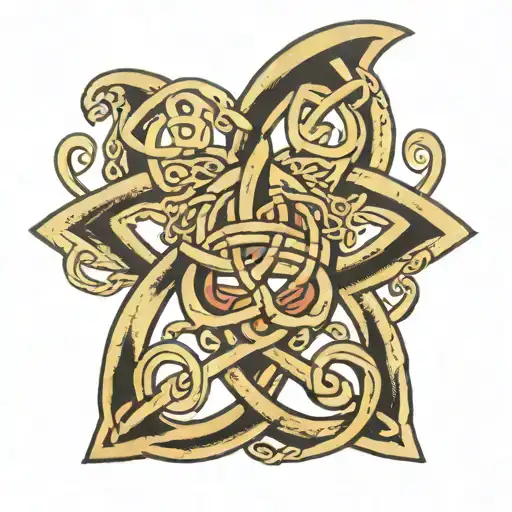 Celtic Trinity Knot tattoo design idea
