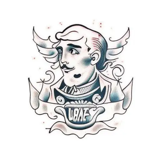 Lasagna tattoo design idea