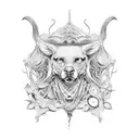 Bolognese pasta tattoo design idea