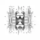 Morse code tattoo design idea