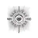 Morse code tattoo design idea