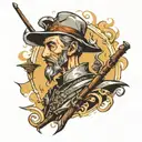 Don Quixote tattoo design idea