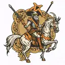 Don Quixote tattoo design idea