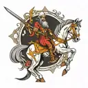 Don Quixote tattoo design idea