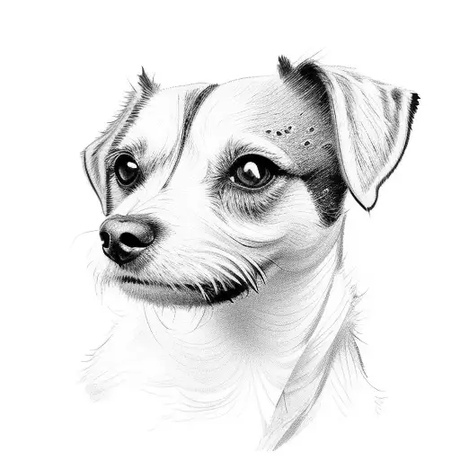 Jack Russell  tattoo design idea