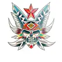 cherokee indian  tattoo design idea