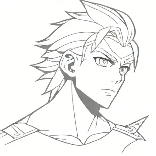 inazuma eleven Shawn frost 2 faces   tattoo design idea