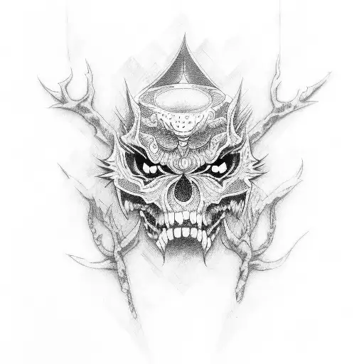 Shinigami's konso ritual tattoo design idea