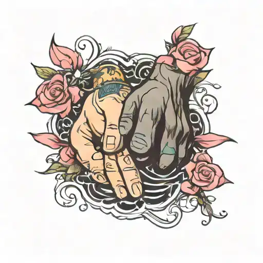 pinky promise tattoo design idea