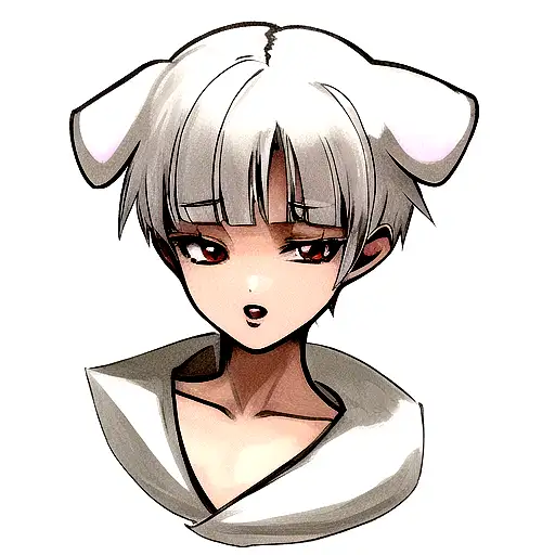 white pit bull tattoo design idea