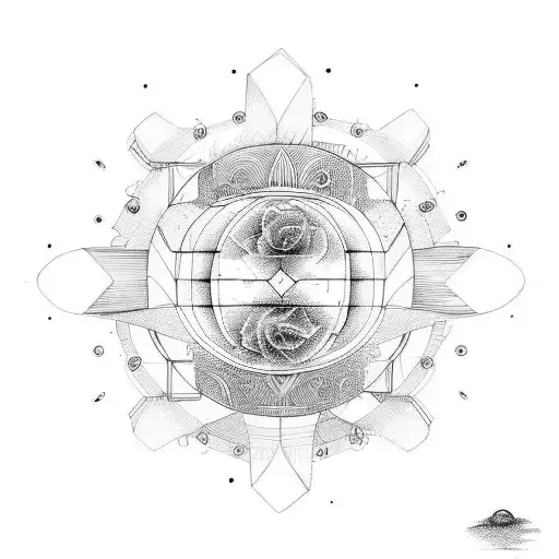 Sol and Luna tattoo design idea