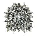 sun, sin, pride tattoo design idea