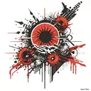 sun, sin, pride tattoo design idea