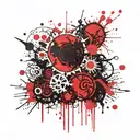 sun, sin, pride tattoo design idea