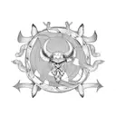 viking ship with shields on side that have the following national flags as shield designs, israel, norway, scotland, ire tattoo design idea