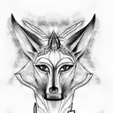Anubis tattoo design idea