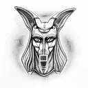 Anubis tattoo design idea