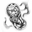 cursed seal Naruto tattoo design idea
