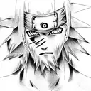 cursed seal Naruto tattoo design idea