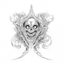 corazon roto tattoo design idea