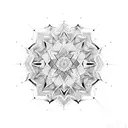 geometric mandala sleeve tattoo design idea