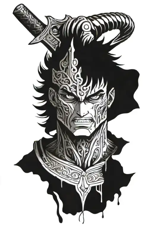berserk guts tattoo design idea