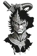 berserk guts tattoo design idea