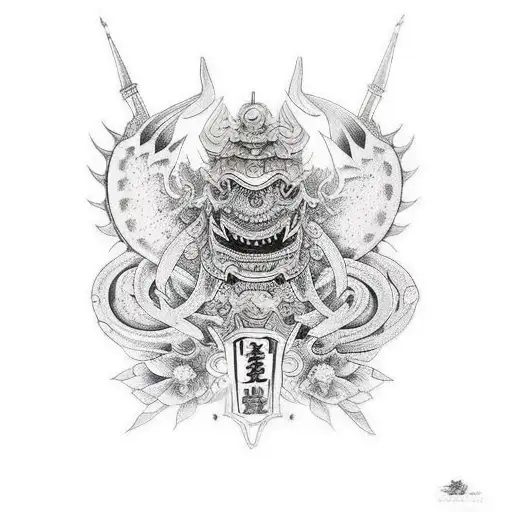 armour tattoo design idea