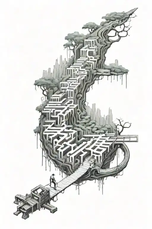 maze runner tattoo design idea