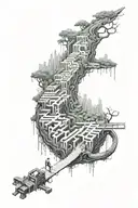 maze runner tattoo design idea