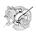 one step at a time tattoo design idea
