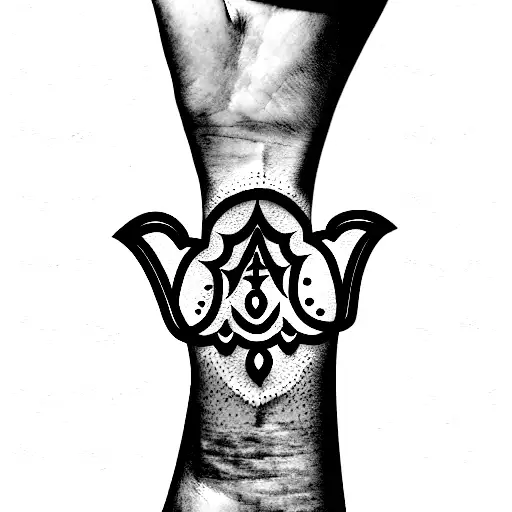Hamsa Symbol tattoo design idea