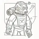fallout 76 toy tattoo design idea