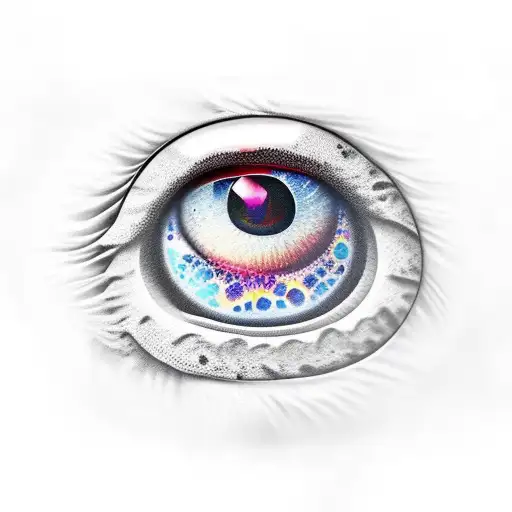 Dragon Eye  tattoo design idea
