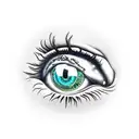 Dragon Eye  tattoo design idea