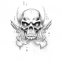 Grim Reaper tattoo design idea