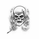Grim Reaper tattoo design idea