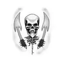 Grim Reaper tattoo design idea