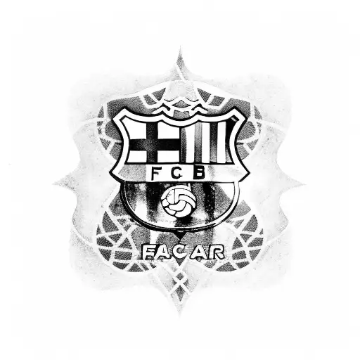FC Barcelona tattoo design idea