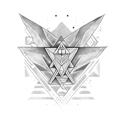 triforce tattoo design idea