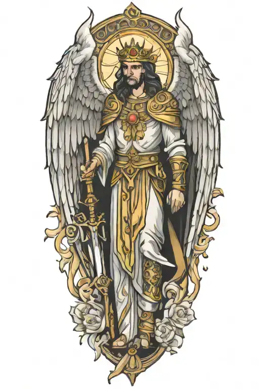 Auriel duke of archangels tattoo design idea