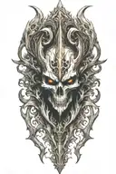 Diablo 3 video game Auriel tattoo design idea