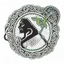 Tamil eelam flag tattoo design idea