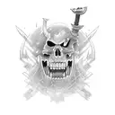 Guts Berserker tattoo design idea