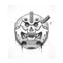 Guts Berserker tattoo design idea