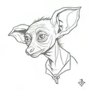 dobby tattoo design idea