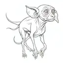 dobby tattoo design idea