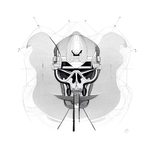 biker+hacker tattoo design idea