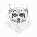 biker hacker and dog lover tattoo design idea