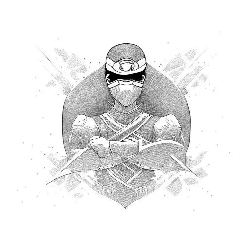 Ninja tattoo design idea